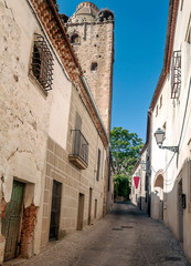 Village of Trujillo in Spain