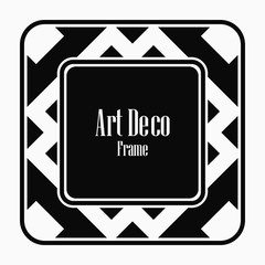 Vintage art deco frame