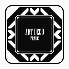 Vintage art deco frame