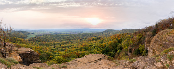 Hohenstein Herbst Panorama