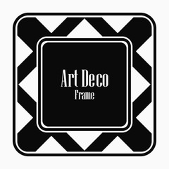 Fototapeta premium Vintage art deco frame
