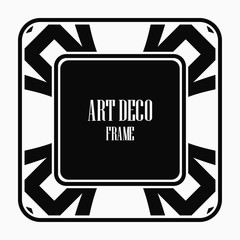 Vintage art deco frame