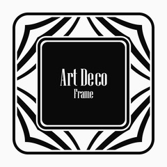 Vintage art deco frame