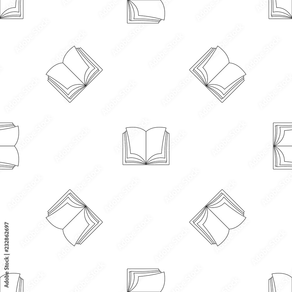 Poster schoolbook pattern seamless vector repeat geometric for any web design