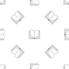 Schoolbook pattern seamless vector repeat geometric for any web design