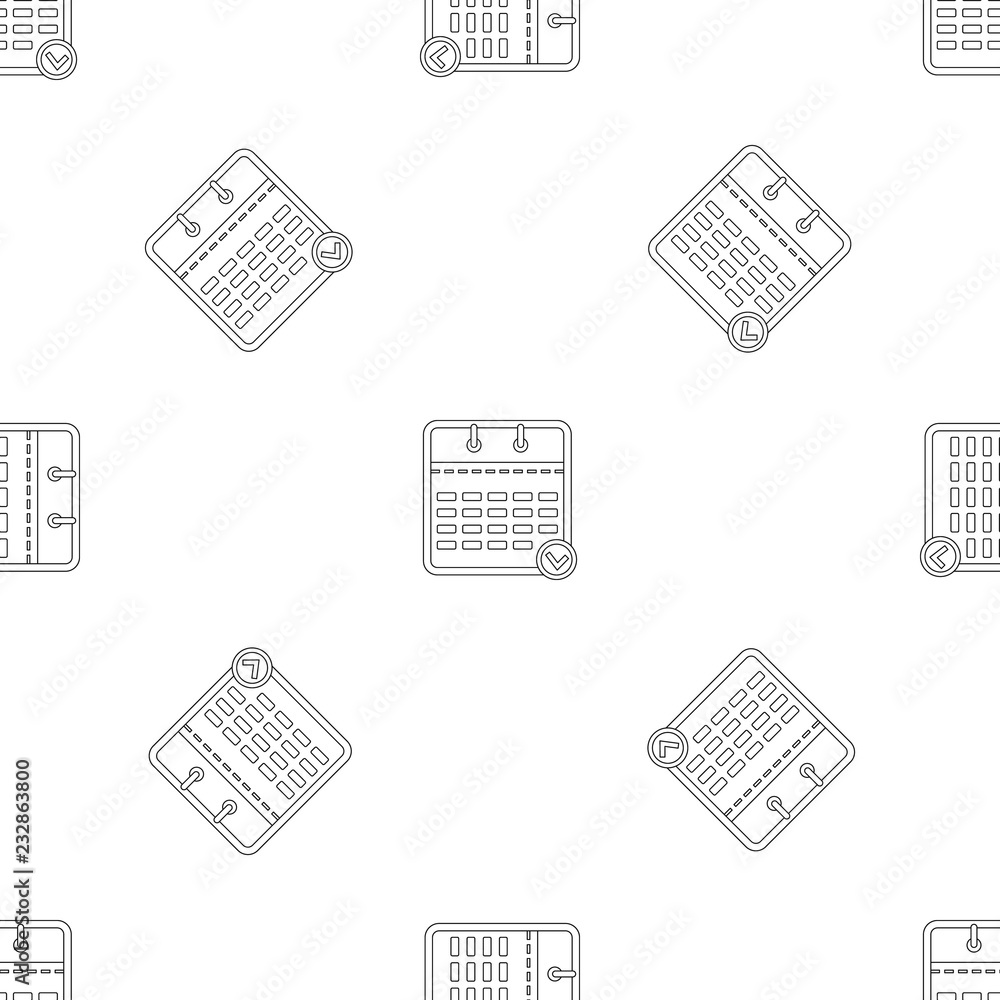 Poster business calendar pattern seamless vector repeat geometric for any web design