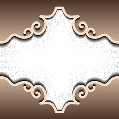 frame of ornate lines