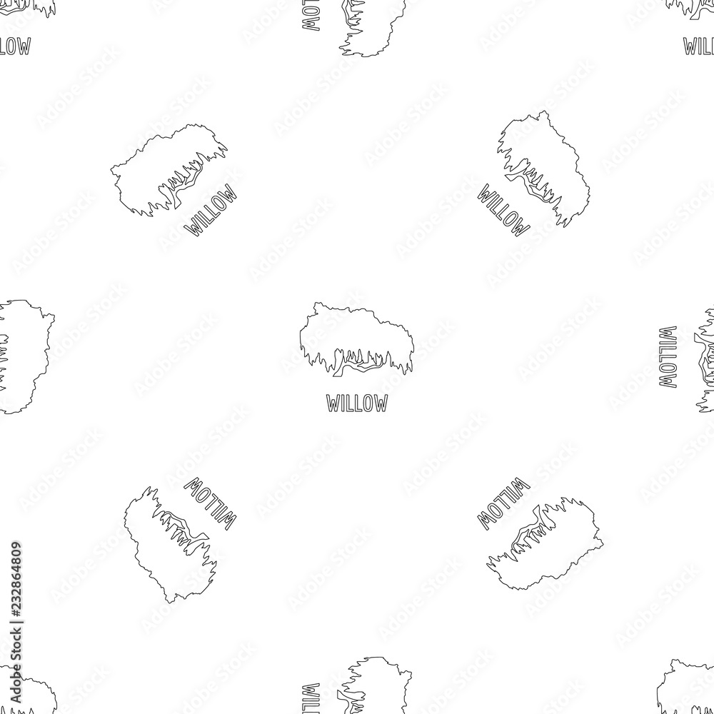 Poster willow pattern seamless vector repeat geometric for any web design