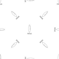 Poplar pattern seamless vector repeat geometric for any web design