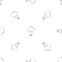 Oak pattern seamless vector repeat geometric for any web design