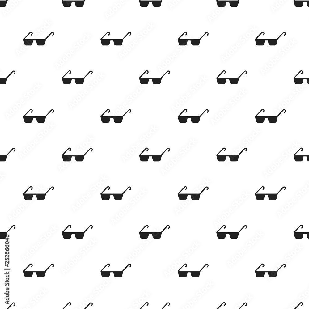 Poster polycarbonate glasses pattern seamless vector repeat for any web design