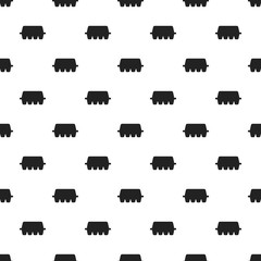 Egg box pattern seamless vector repeat for any web design