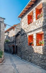 Village of Benasque in the mountains of the Pyrenees