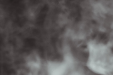 the texture of the smoke