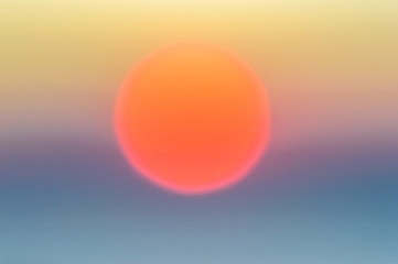 California ocean sunset, centered abstract, room for text
