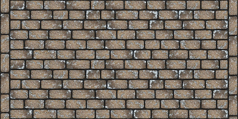 Pavement texture of regularly smooth stones 0026