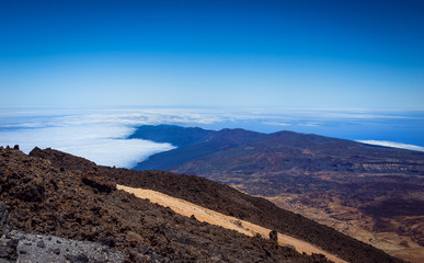Beautiful landscape of  Teide national park, Tenerife, Canary island, Spain
