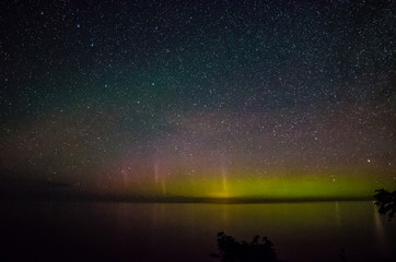 Northern Lights over Lake Superior