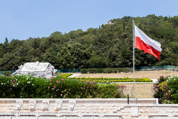 Cimitero militare polacco di Montecassino.