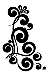 Vector floral ornament