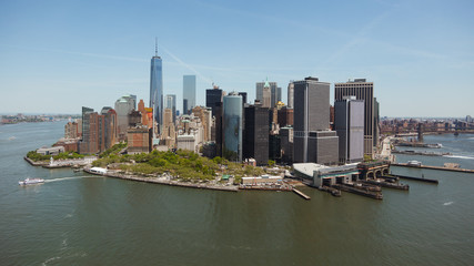 Fototapeta na wymiar Financial District, NYC, US