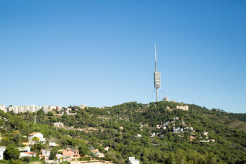 Obraz premium Torre de telecomunicaciones de Barcelona