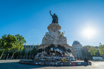Fototapeta na wymiar Paris - Place de la République