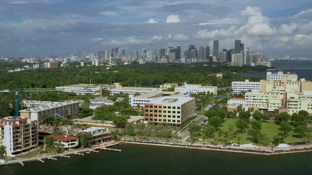 Drone aerial video Mercy Hospital Miami 2018