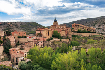 Fototapeta na wymiar panoramic view of Albarracin