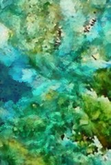 Dynamic hand-painted colorful abstract background. Amazing grunge original texture. Textured paint strokes on canvas. Simple close up backdrop. Beauty chaotic color splashes. Retro vintage style.