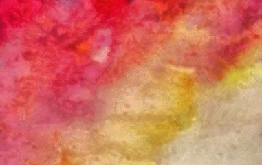 Dynamic hand-painted colorful abstract background. Amazing grunge original texture. Textured paint strokes on canvas. Simple close up backdrop. Beauty chaotic color splashes. Retro vintage style.