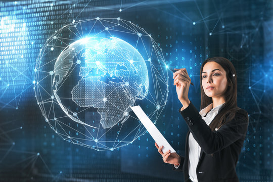 Global business and future concept