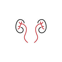Pulmonology 2 colored line icon. Simple colored element illustration. Pulmonology icon design from medicine set