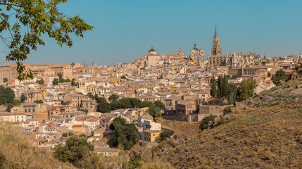 Fototapeta na wymiar Panorama of Toledo, Spain