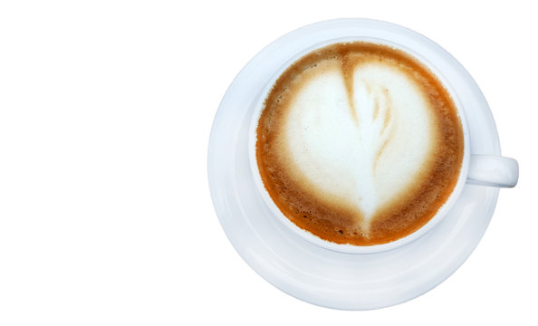 Hot coffee cappuccino latte