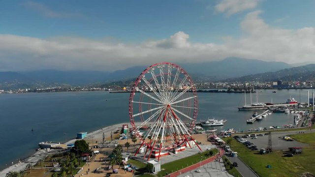 Landscapes of the city of Batumi in summer Georgia by the Black Sea