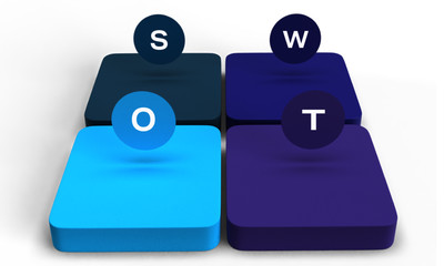 Swot Graphic - Corporate Presentation Graphics