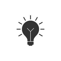 creative idea, bulb, light icon. Element of business icon for mobile concept and web apps. Glyph creative idea, bulb, light icon can be used for web and mobile