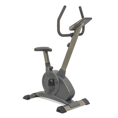 Stationary exercise bike, 3D rendering
