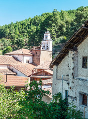 Village of Robledillo de Gata in Spain