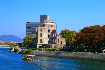 広島、原爆ドーム、平和記念公園