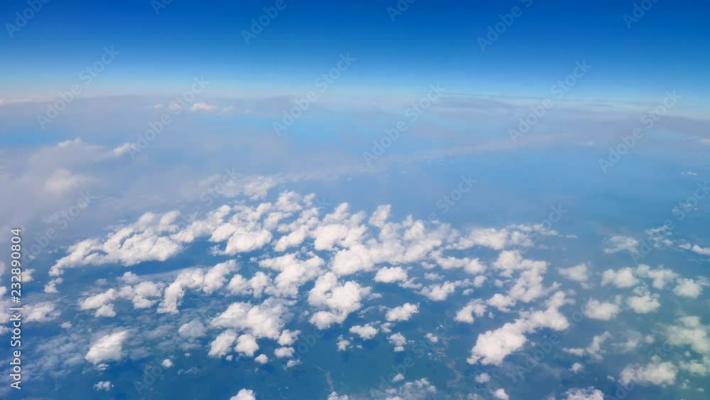 Wall mural landscape of the clear sky