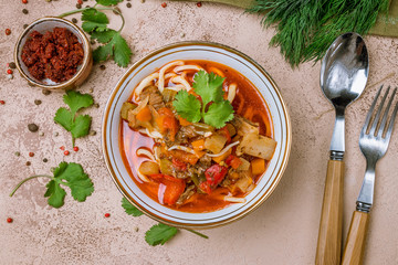 Lagman asian soup