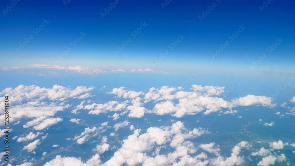 Wall mural landscape of the clear sky