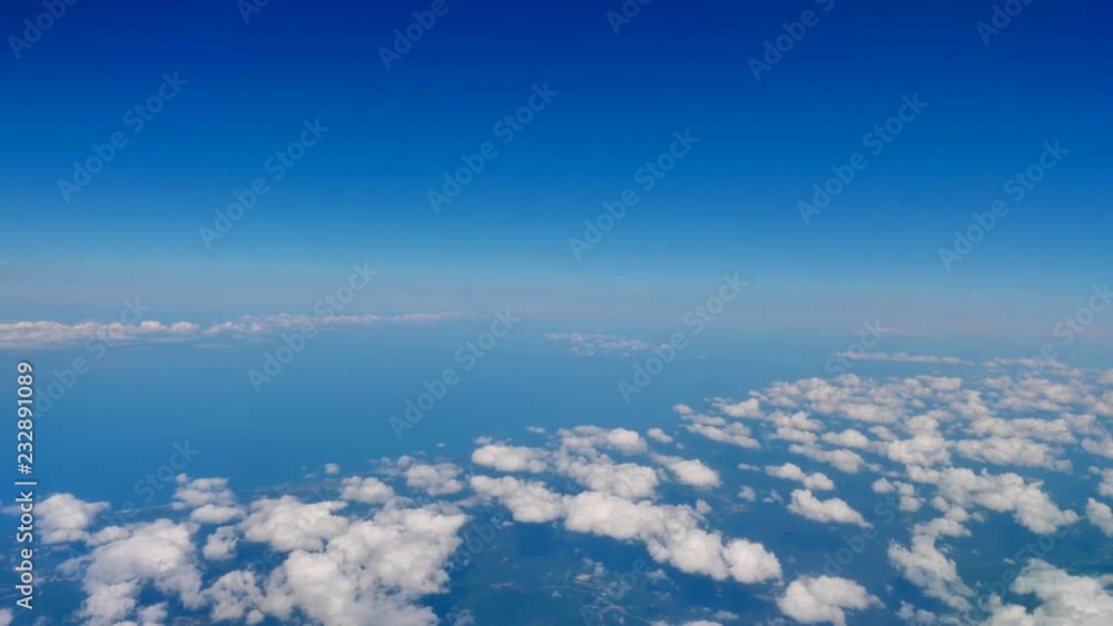 Wall mural landscape of the clear sky