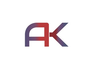 AK Initial Logo for your startup venture