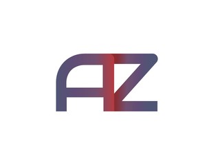 Fototapeta premium AZ Initial Logo for your startup venture