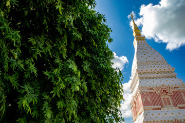 The pagoda Renu located at Nakhon phanom Province, Thailand