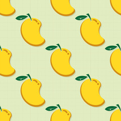 fruit pattern background graphic mango