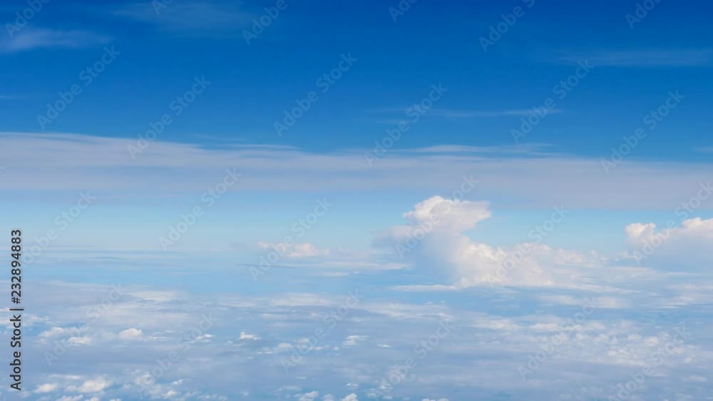 Wall mural landscape of the clear sky
